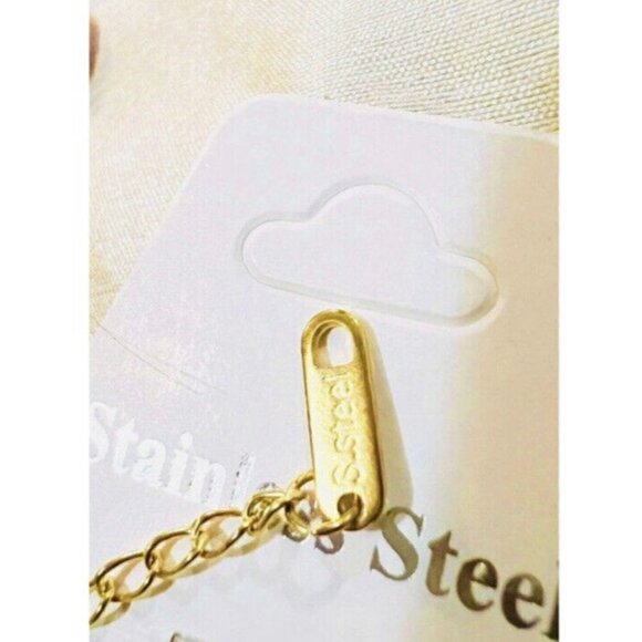 18K Gold Plated turquoise Herringbone necklace Snake Womens Jewelry - Picture 10 of 10